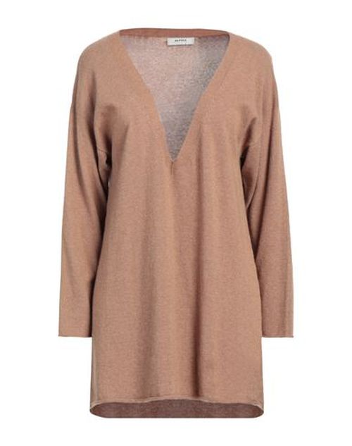 Alpha Studio Woman Sweater Camel Size ONESIZE Recycled wool, Viscose, Polyamide, Cashmere