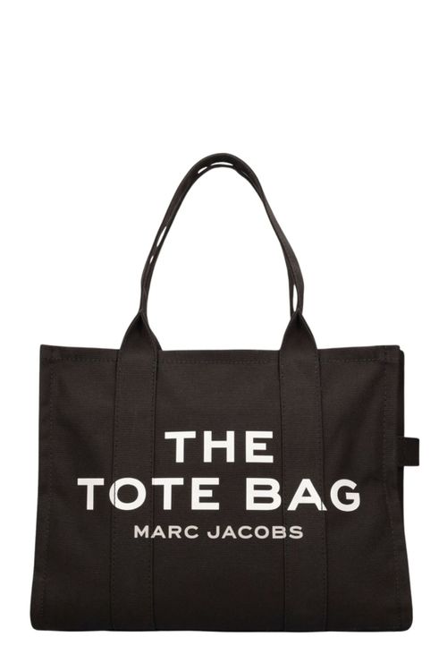 The Large Tote Black Cotton Borsa - Women