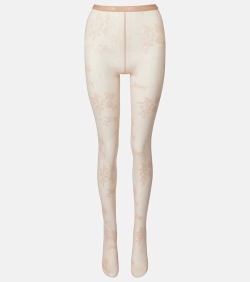 Floral tights