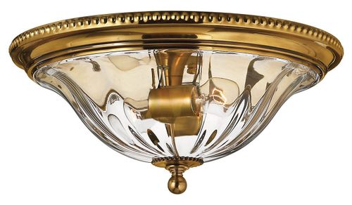 Burnished Brass LED Flush Mount from the Cambridge Collection