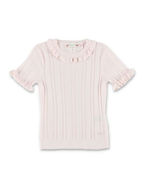 Mini Ruffled Neck Sweater for Girls