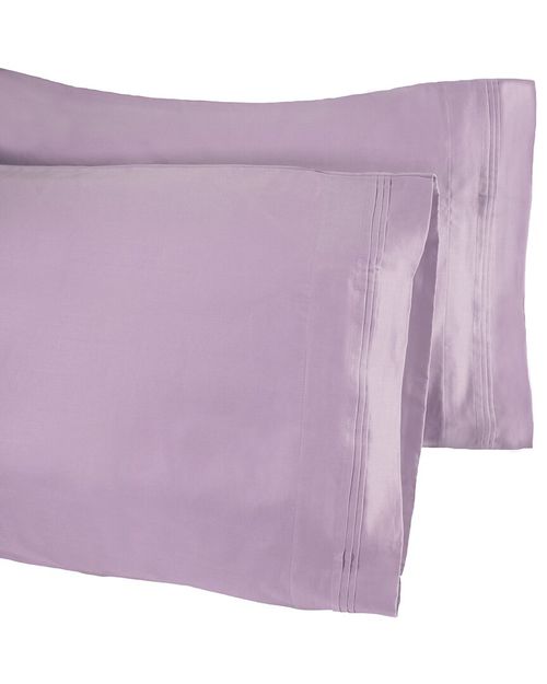 Superior 650-Thread Count Solid 2Pc Egyptian Cotton Pillowcase Set