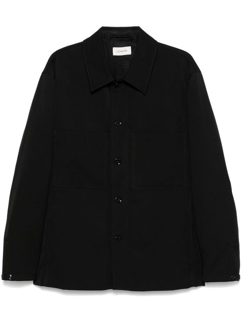 Virgin wool shirt - Black