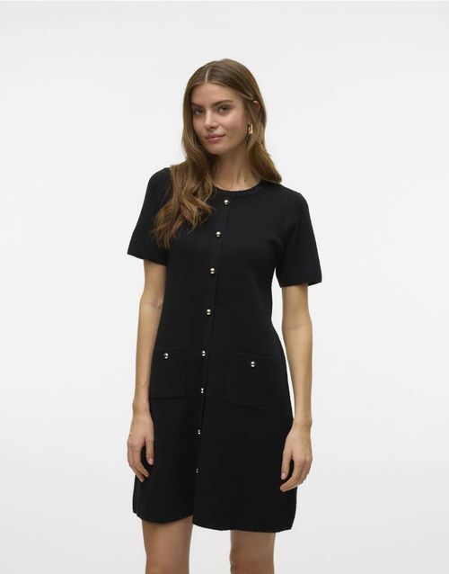 Vero Moda Knitted dress in black