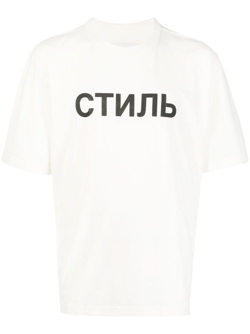 СТИЛЬ logo-print T-shirt - White