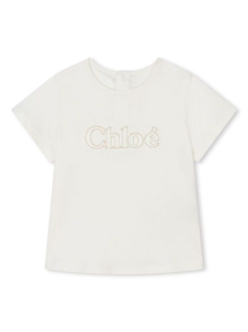 Logo-print cotton T-shirt - White