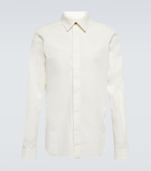 Cotton poplin shirt