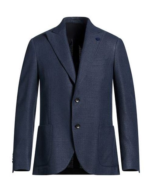 Man Blazer Navy Size 40 Silk