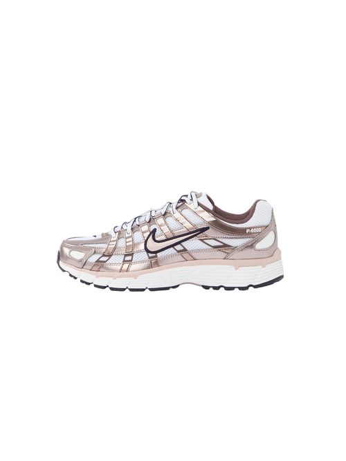 Nike Sportswear Sneaker bassa 'P-6000' rosa / nero / bianco