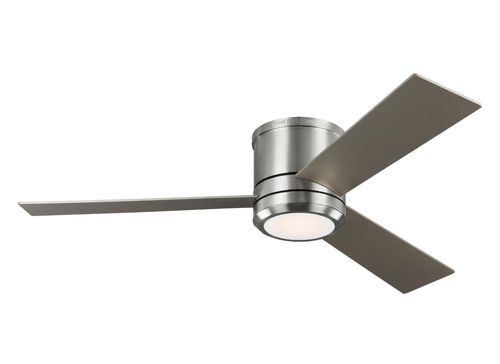 Clarity Max 56" Ceiling Fan in Brushed Stee