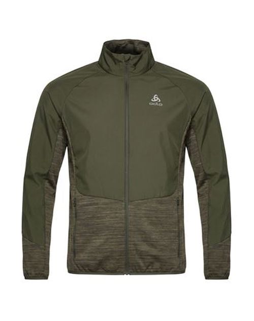 Man Jacket Military green Size M Polyester, Elastane