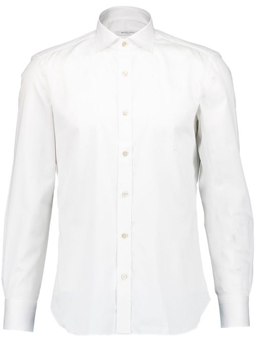Cotton buttoned shirt - White