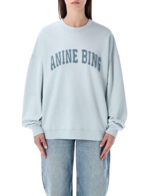 Miles Light Blue Cotton Sweatshirt