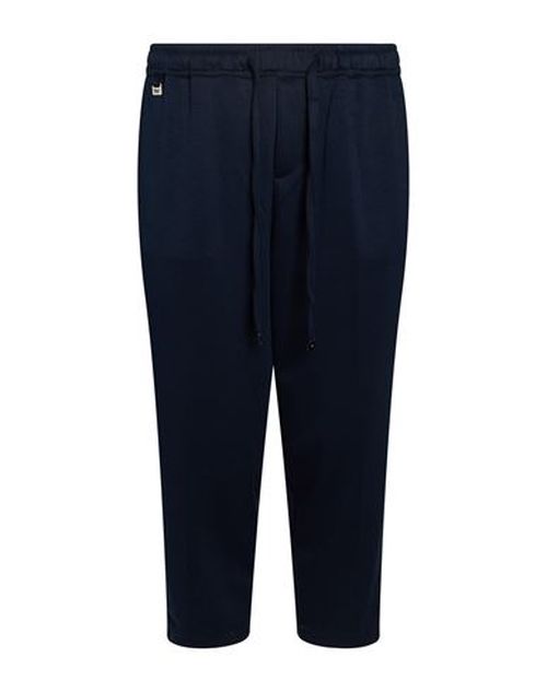 Man Pants Navy Size L Viscose, Polyester, Elastane