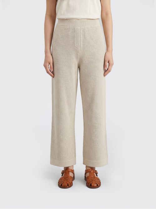 Pants Woman color Beige
