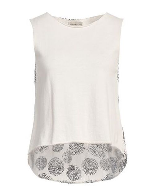 Alessia Santi Woman Top Cream Size 0 Cotton