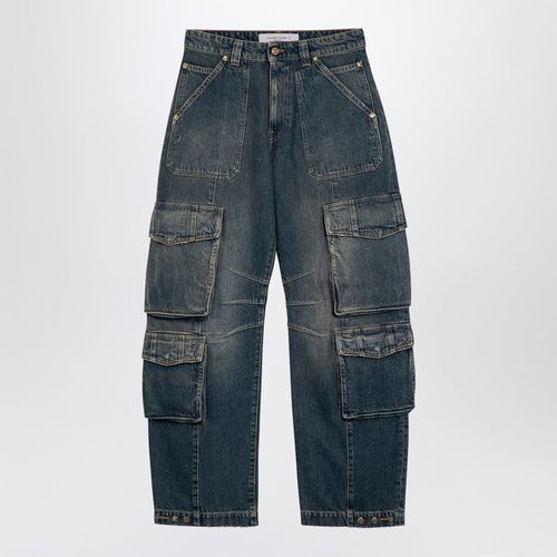 Golden Goose Blue Washed Denim Cargo Jean