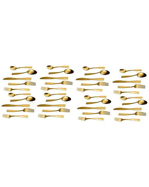 40Pc Stainless Steel Silverware Set