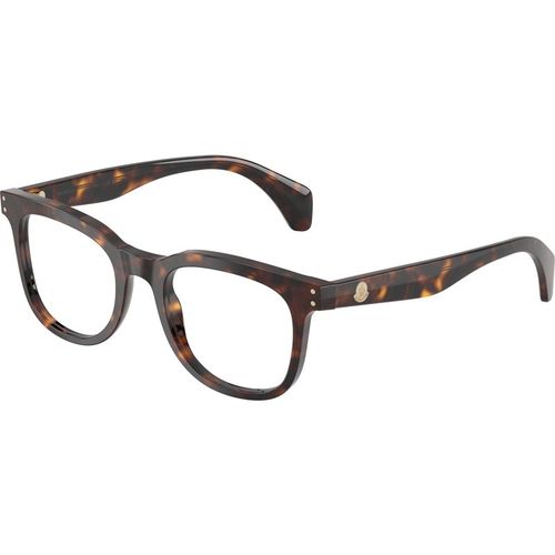 Moncler Unisex Moncler ME2023 3002 Monturas ópticas Acetato Tortuga Transparente Pantos Norma