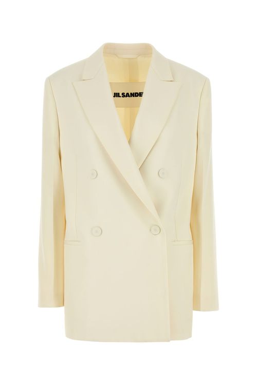 Cream wool blazer