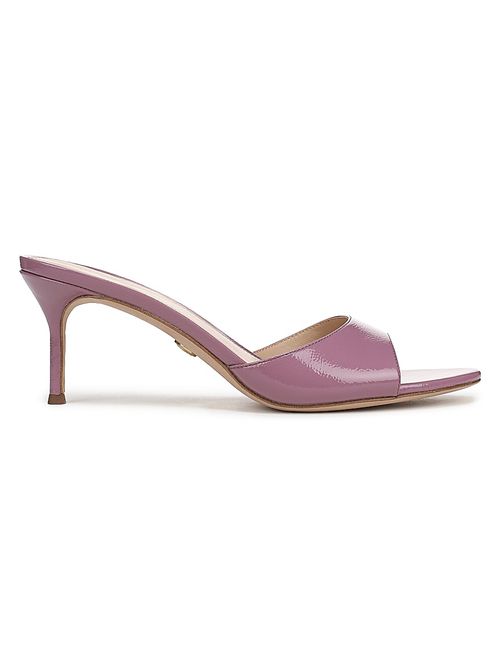 Women's Tia 65MM Patent Leather Mules - Orchid Haze