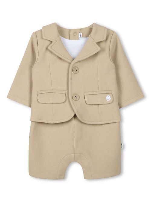 Buttoned-up romper - Neutrals