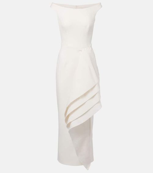 Bree draped midi dress
