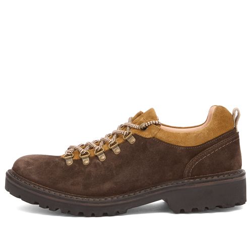 Men's Furflex Suede Shoes Dark Chestnut
