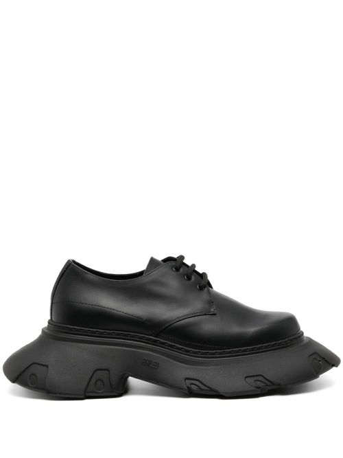 X Phileo leather derby shoes - Black