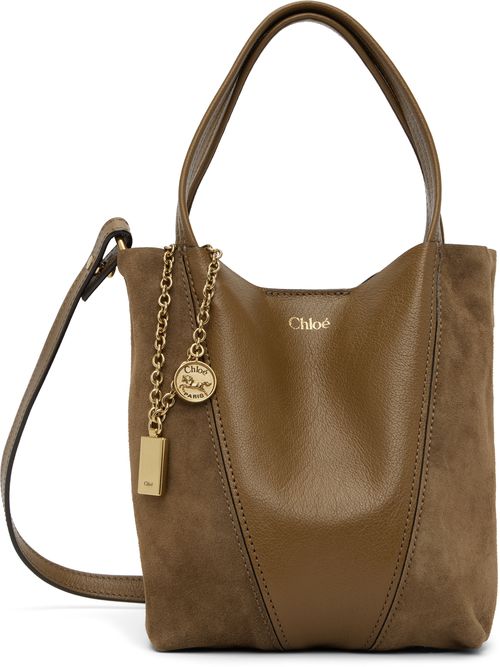 Brown Small 'Spin' Tote