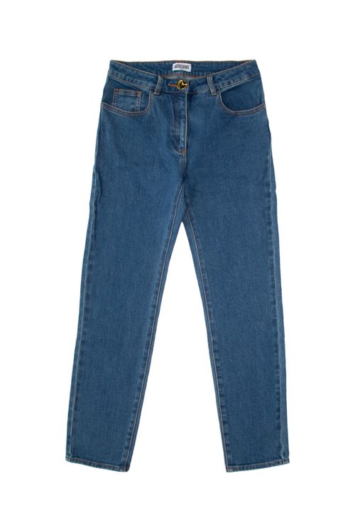 Five-Pocket Denim Jeans — Blue
