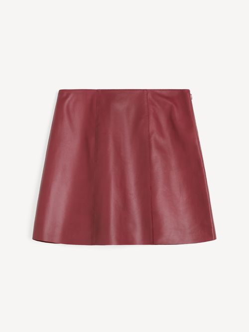 Namia leather mini skirt