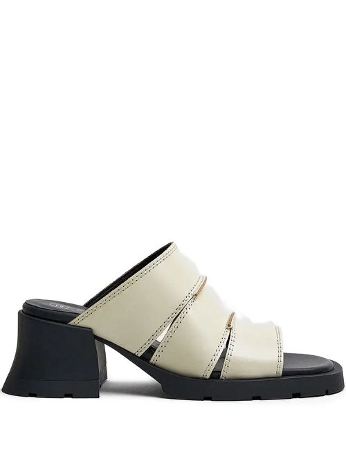 65mm Jadzia block-heel sandals - Neutrals