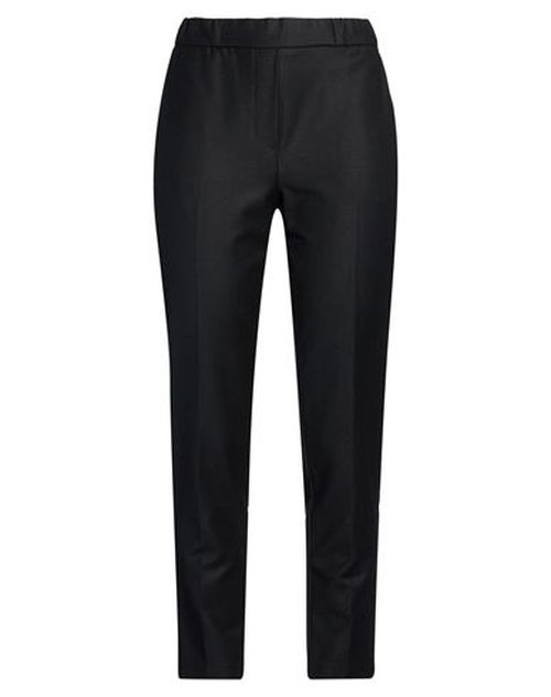Woman Pants Black Size 4 Virgin Wool, Viscose, Polyester, Elastane