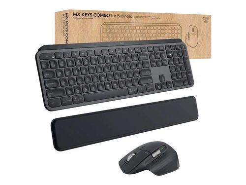 Logitech MX Keys Combo for Business | Gen 2 Graphite - Brown Box