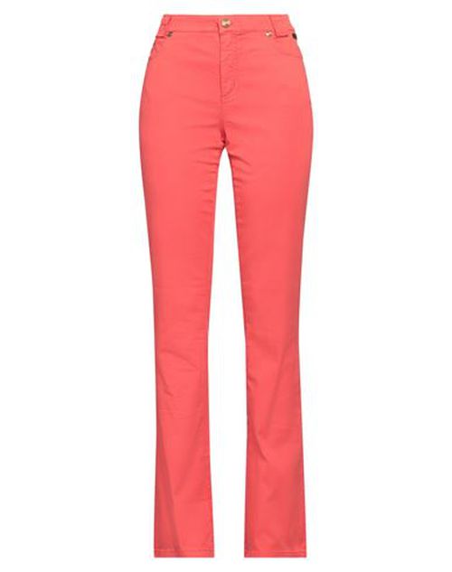 Woman Pants Tomato red Size 6 Cotton, Elastane