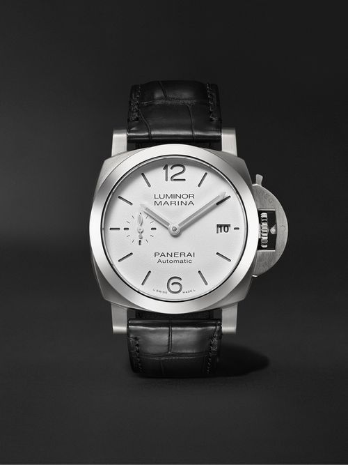 Luminor Marina Quaranta Automatic 40mm Stainless Steel and Alligator Watch, Ref. No. PAM01271