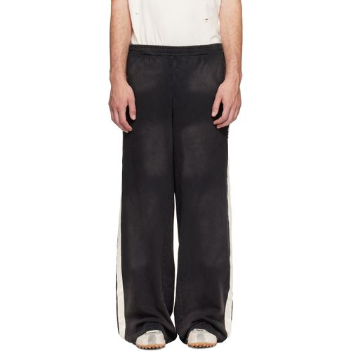 Black Striped Sweatpants