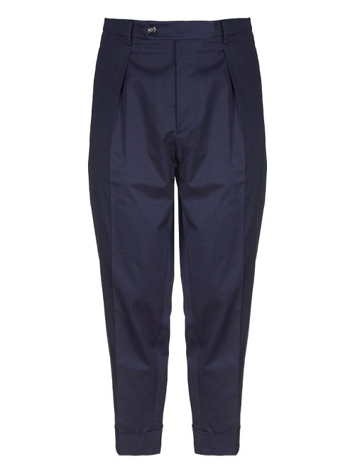Pleated trousers - Blue