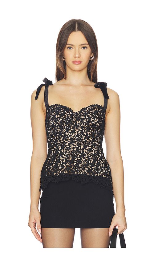 ASTR the Label Donne Top in Black. M. Also in