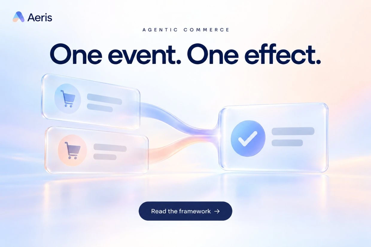 Agentic Commerce Needs a Replay-Safe Event Workflow