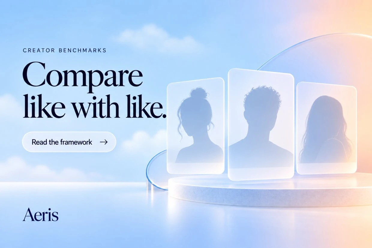 Creator Benchmarks Start with Comparable Campaigns