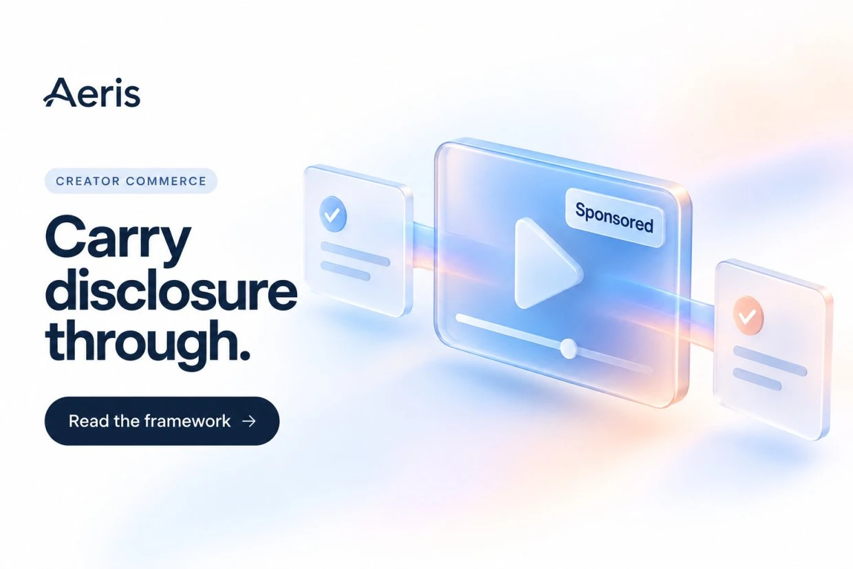 Creator Campaigns Need a Disclosure Handoff