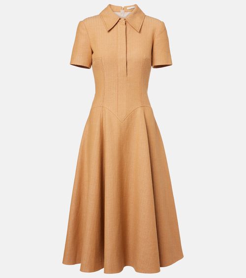 Jody cotton and linen blend dress