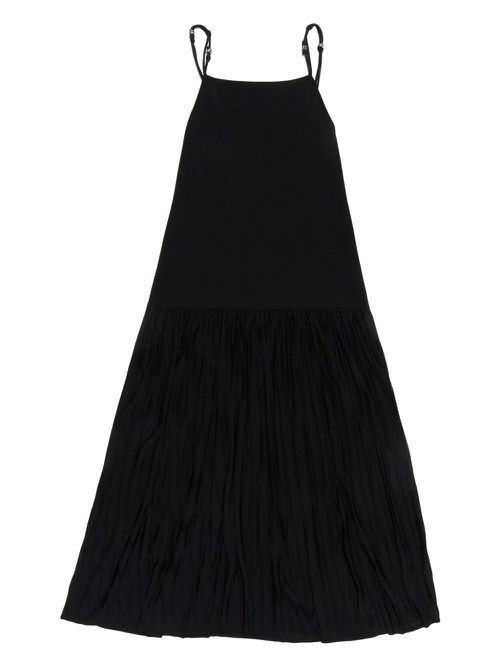 Bimba y Lola metallic rings detailing dress - Black