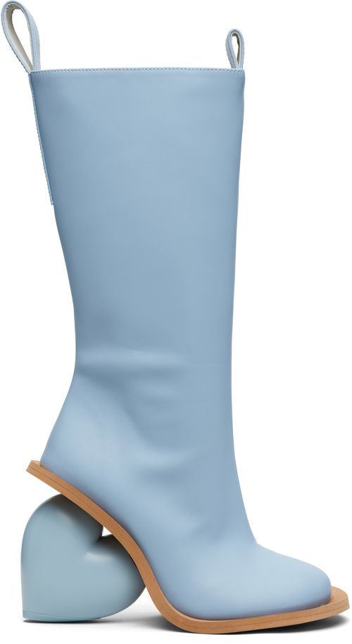 SSENSE Exclusive Blue Love Tall Boots