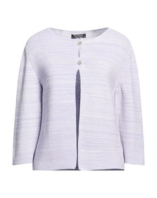 Woman Cardigan Lilac Size 10 Viscose, Polyamide, Cotton, Synthetic fibers, Metallic fiber