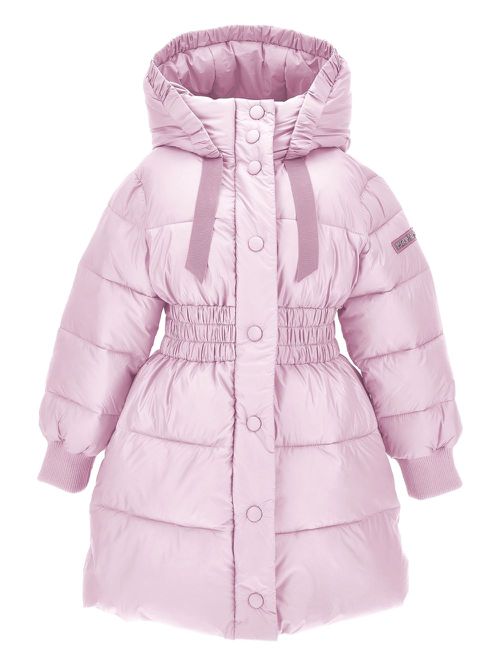 Hooded puffer coat - Pink