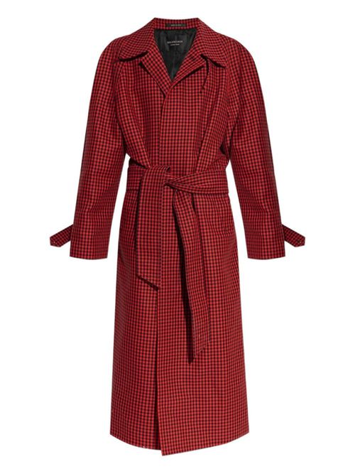 Red Raglan Coat