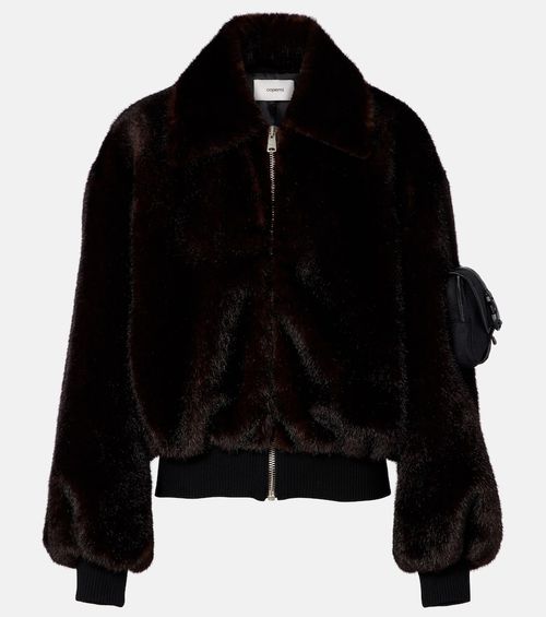 Cropped bomber jacket